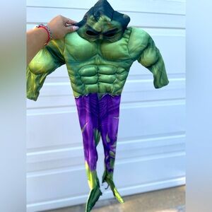 Marvel Hulk Padded Jumpsuit Kids Halloween Costume 4-5